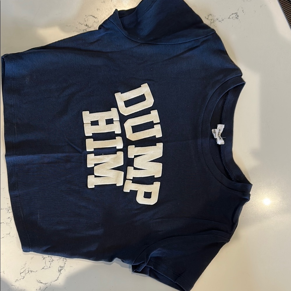 Garage Blue and White Short Sleeve Tee